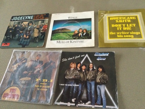 Lot disques 45t - 5, divers