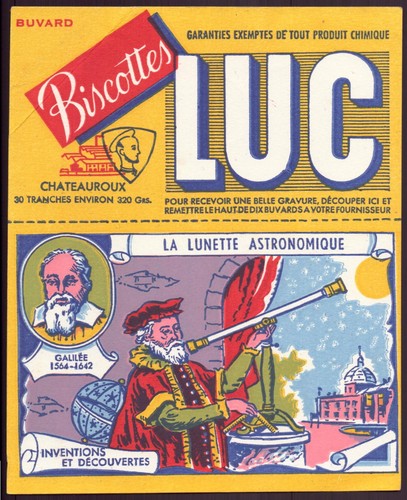 Buvard biscottes luc - biscottes, "