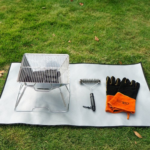 Tapis anti feu couverture - feu,