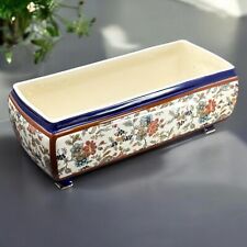 Antique Sarreguemines U&C Planter - Hanoi Decor - circa 1900 - 31 cm