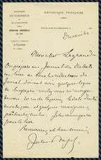 Lettre à en-tête Mtère