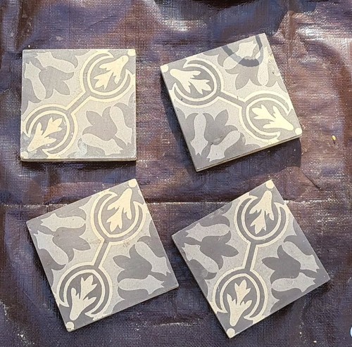 Carreau ciment ancien - ciment,