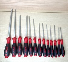 Wiha 36795 Softfinish Magic Ring Ball End Hex Screwdriver Set of 13