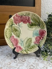 Antique Slippers Plate - Onnaing - Strawberries - Late 19th / Early 20th Century