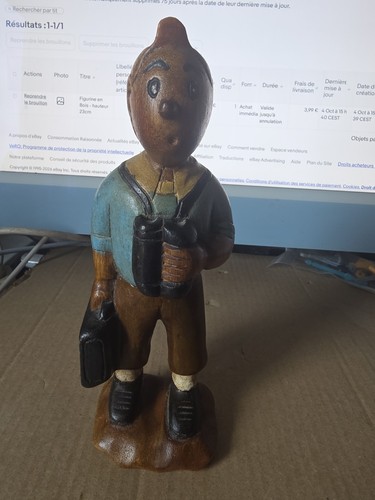 Figurine bois hauteur - en,