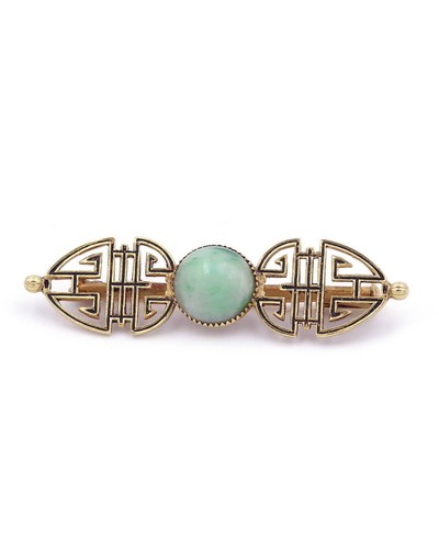 Broche jade art deco 18 - broche,