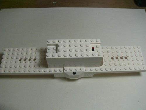 Lego white electric train - electric,,