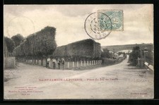 Old postcard Saint-Samson-la-Poterie, Place du Jeu de Tamis 1905 