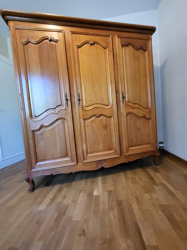 Armoire penderie portes bois - armoire-penderie,