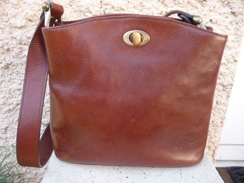 Sac main tout - main, cognac