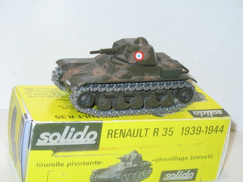 Solido char r35 militaire - solido,,