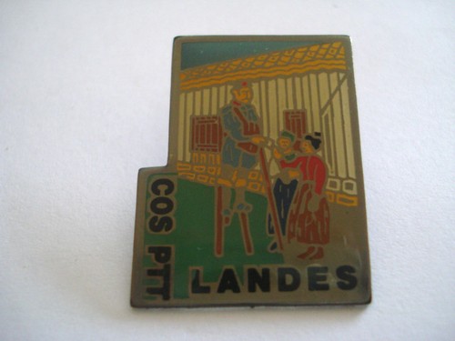 Pins vintage cos ptt landes - pins,