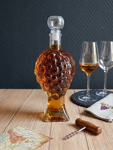 Carafe bouteille verre - , moulé