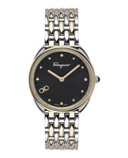 Salvatore Ferragamo Cuir Women's Black Dial Swiss Watch - SFYN00820 ($1095 MSRP)
