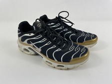 NIKE Air Max Plus TN | Black Metallic Gold Silver - Women's Size 8