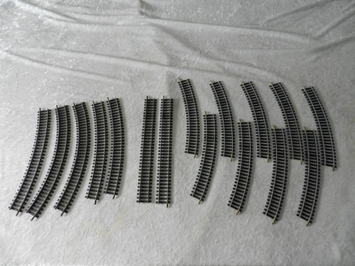 Ancien lot rails courbe - lot, de