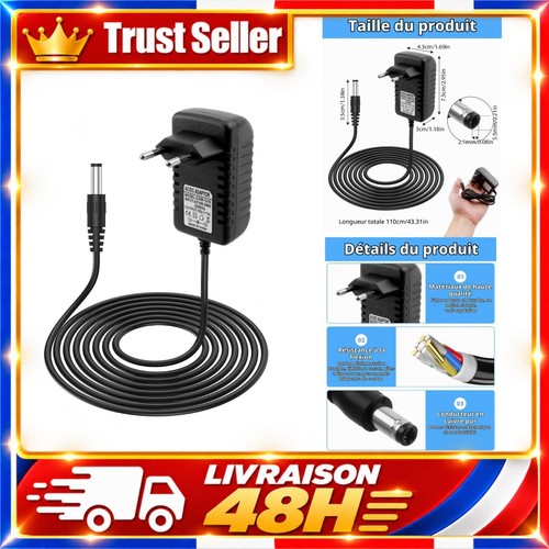 Chargeur 12v pour voiture - 12v, 1a