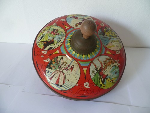 Jouet ancienne toupie - toupie, en