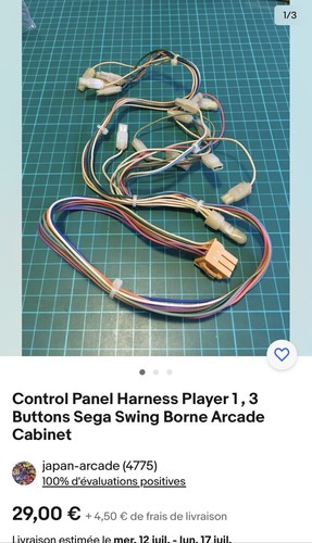 Control panel harness player - player, 1