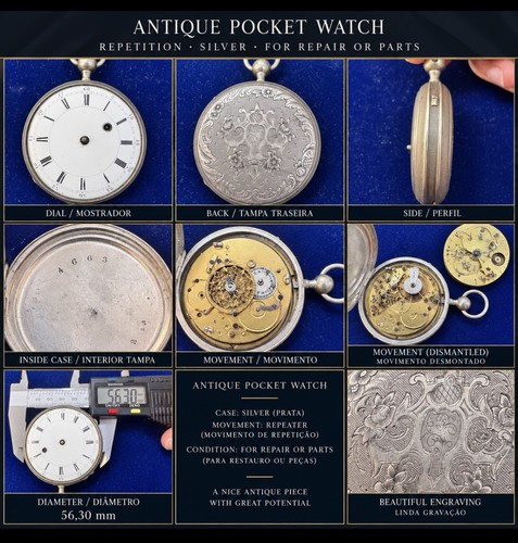 Montre poche antique - de,