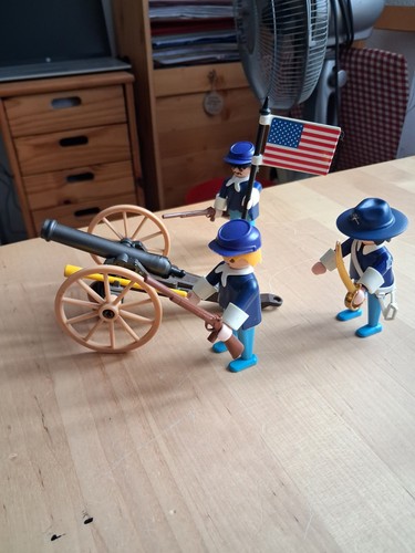 Playmobil nordistes avec canon - avec,