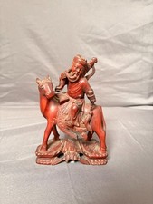 Ancien Sculpture Bois Zhang