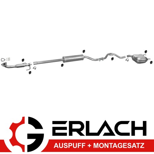 Pot échappement pour opel - d'échappement,