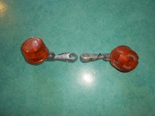 Paire clignotants chromés