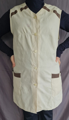 Nylon dederon smock apron - dederon,