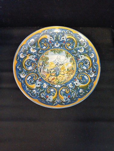 Enorme plat faience de - en,