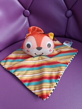 Doudou eveil renard orange
