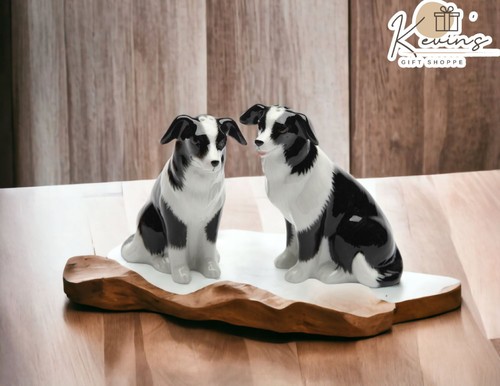 Ceramic black and white border - white,