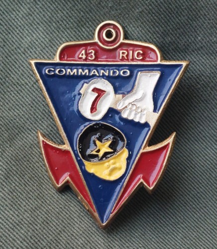 Insigne commando 43e - commando, ric