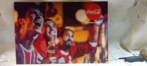 Plaque publicitaire coca cola - publicitaire,