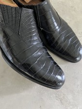 John Lobb Bespoke MTO Crocodile Alligator Shoes 8.5
