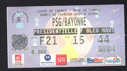 Ticket football psg bayonne - ticket, psg-bayonne