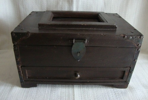 Ancien coffret cassette boîte - ancien,