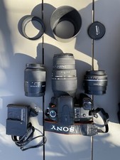 Réflex Numérique Sony A350 APSC+ 3 objectifs + Sacoche