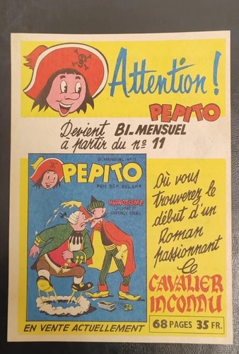 Pub pepito numéro - numéro, bis