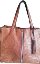 loxwood Les Parisiens Coral Cowhide Leather Tote