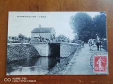 Old postcard - 18 - Charenton-du-cher - L'Ecluse - Ane - Horse