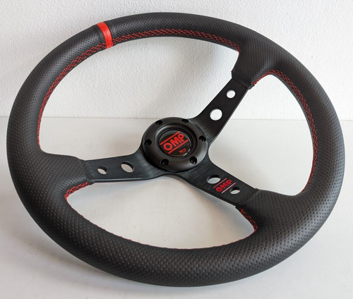 Volant sport plat profond cuir - volant,