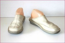 ARCUS Mules Cuir Blanc cassé