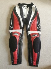 RICHA "EVO" Ladies Race Leather Motorbike Trousers Size UK 10