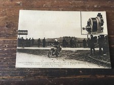 old motorcycle postcard N 5 circuit de melun dubost rene gillet 
