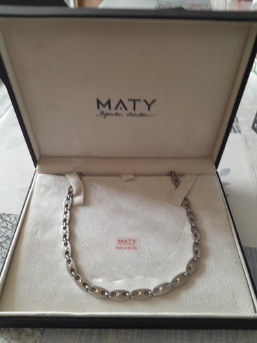 Chaine 750 acier maty - chaine, or
