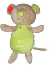Peluche doudou Souris beige