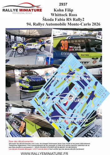 Decals ref 2937 - 1/43,