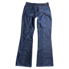 Vtg Levis 544 Ultimate Lift Bootcut Jeans Womens Tag 14 X 32.5 Inseam Dark Blue
