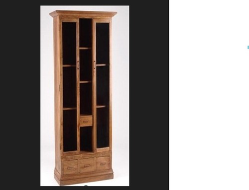 Armoire bibliotheque bois - en,